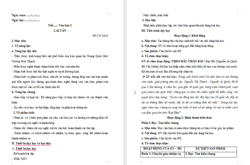  PowerPoint Ngữ văn 8 Bài 4: Lai Tân