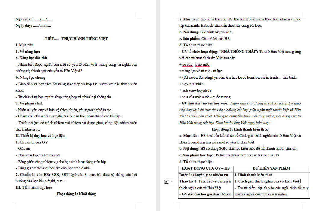 PowerPoint Ngữ văn 8 Bài 4: Thực hành tiếng Việt trang 84