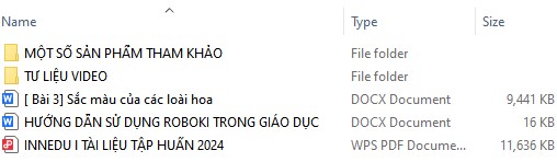 Tài liệu tập huấn Roboki AI cho giáo viên mầm non