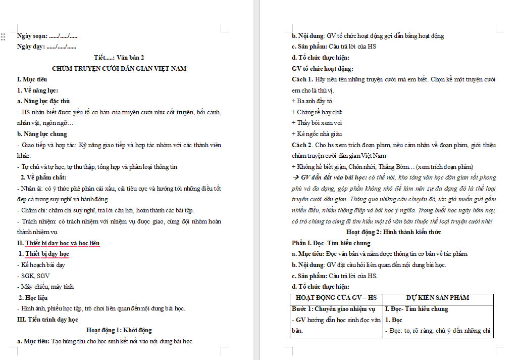 Ngữ văn 8 Bài 5 Chùm truyện cười dân gian Việt Nam