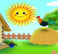 Giáo án mầm non: Bài hát Con gà trống