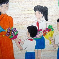 Giáo án PowerPoint Hoạt động trải nghiệm 5 Tuần 12 Chủ đề 3: Tri ân thầy cô. Kết nối bạn bè