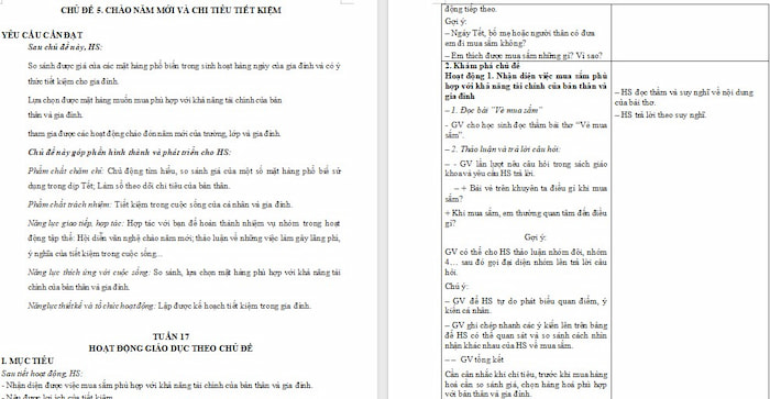 Giáo án Hoạt động trải nghiệm 4 Chân trời sáng tạo Bản 1 Tuần 17