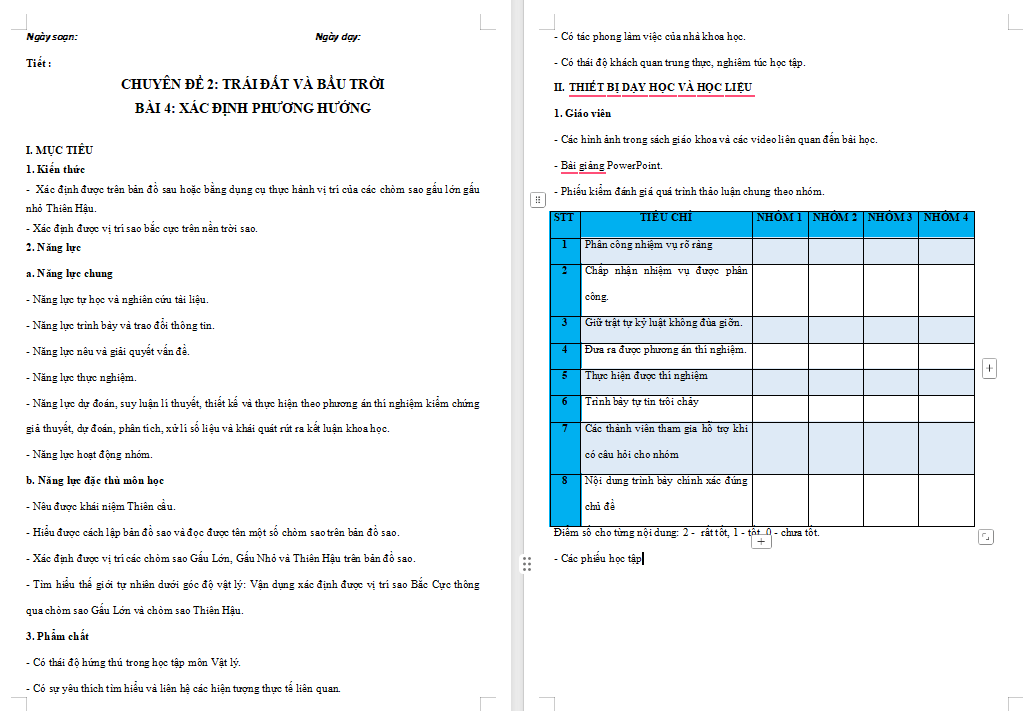 Xác định phương hướng