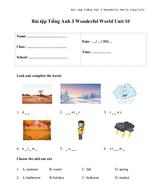 bt tieng anh 3 wonderful world tung unit 3*667326