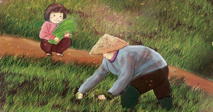Viết đoạn văn nêu tình cảm, cảm xúc của em với bà