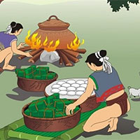 Giáo án PowerPoint Ngữ văn 6 Bài 1: Bánh chưng, bánh giầy