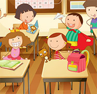  Giáo án PowerPoint Tự nhiên và xã hội 1 bài 6: Lớp học của em