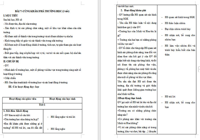 Cùng khám phá trường học