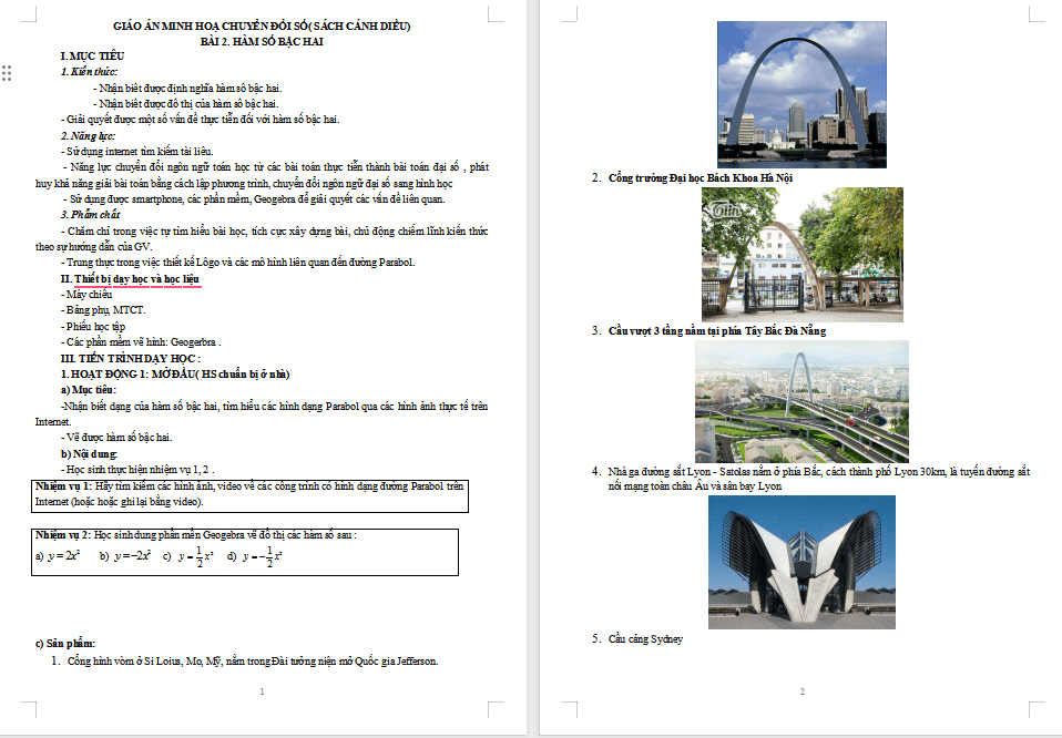 PowerPoint Toán 10 Bài 2: Hàm số bậc hai - Đồ thị hàm số bậc hai và ứng dụng