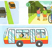  Giáo án PowerPoint Tự nhiên và xã hội 1 bài 13: An toàn trên đường