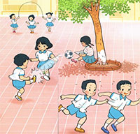  Giáo án PowerPoint Tự nhiên và xã hội 1 bài 8: Cùng vui ở trường