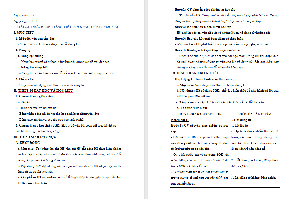 PowerPoint Ngữ văn 10 Bài 3: Thực hành tiếng Việt