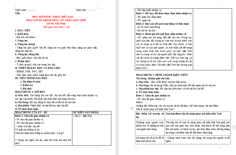 Đăm Săn đi chinh phục nữ thần Mặt Trời