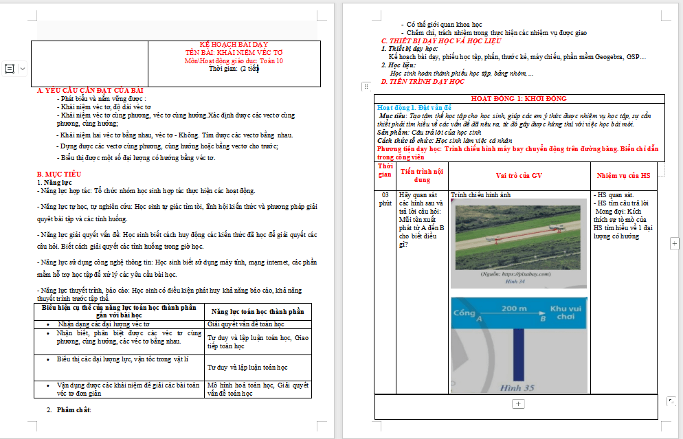 PowerPoint Toán 10 Bài 3: Khái niệm vectơ