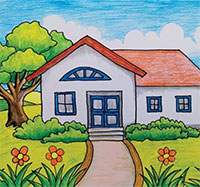 Giáo án PowerPoint Tự nhiên và xã hội 1 bài 2: Ngôi nhà của em