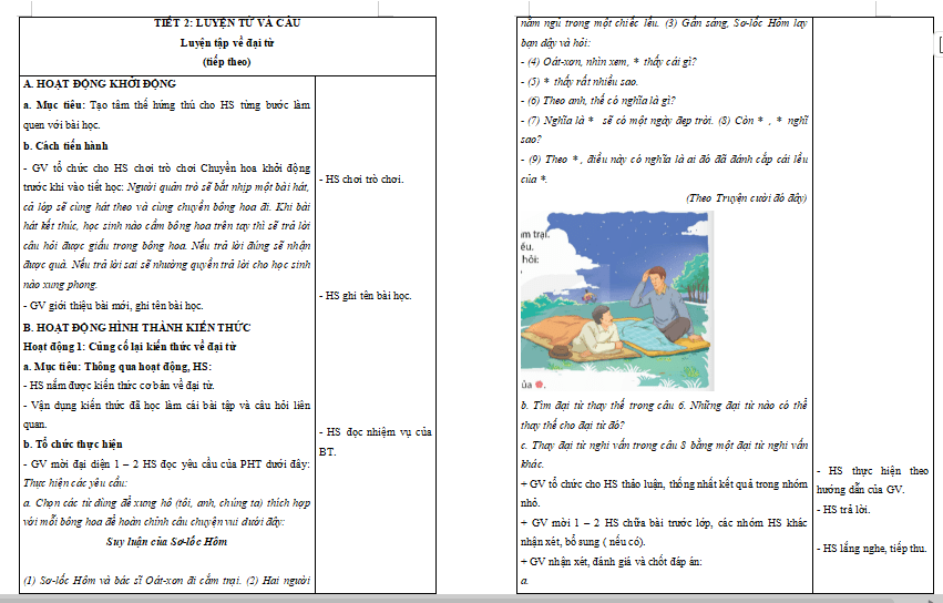 Luyện tập về đại từ (tiếp theo)