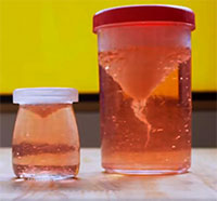 Giáo án mầm non: Thí nghiệm lốc xoáy mini