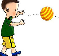 Giáo án mầm non: Tung bóng bằng hai tay