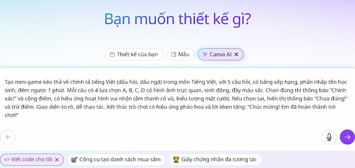  Bài thu hoạch Tập huấn AI cho Tiểu học