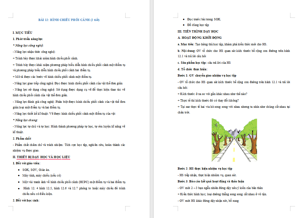  Hình chiếu phối cảnh