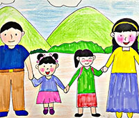 Giáo án mầm non: Vẽ người thân trong gia đình bé