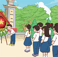 Giáo án PowerPoint Hoạt động trải nghiệm 1 Tuần 15 Chủ đề 4: Biết ơn những người có công với quê hương