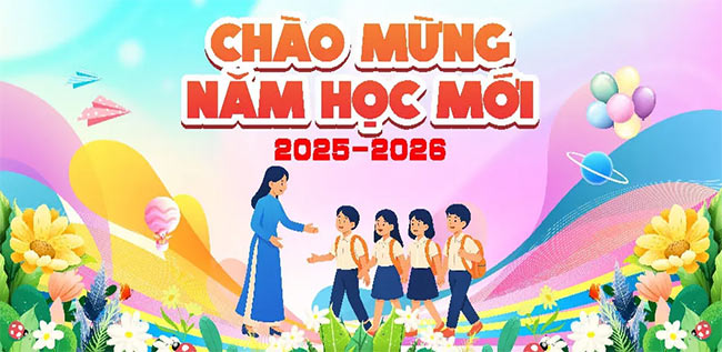 Bộ ảnh Backdrop khai giảng 