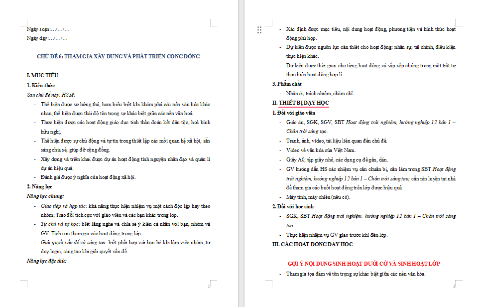 Tham gia xây dựng và phát triển cộng đồng