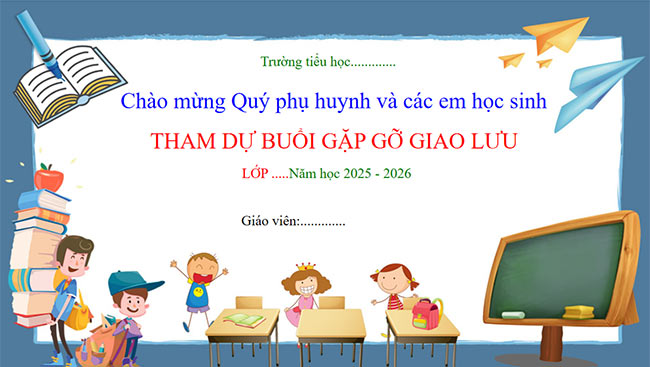 Mẫu PowerPoint gặp mặt đầu năm 