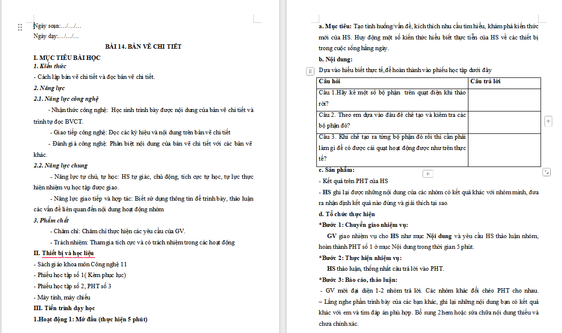  PowerPoint Thiết kế và Công nghệ 10 Biểu diễn