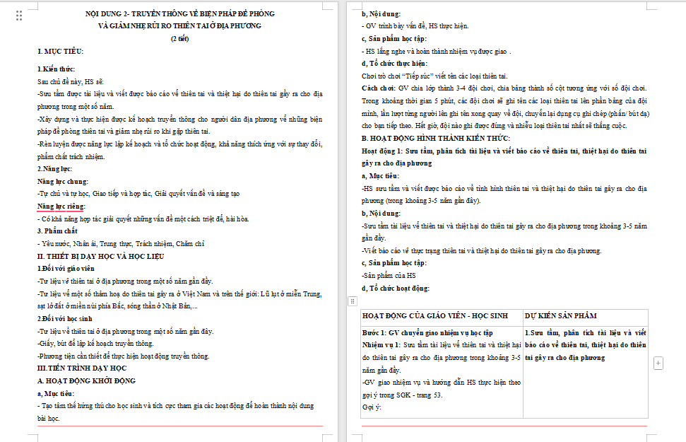 Truyền thông về biện pháp để phòng và giảm nhẹ rủi ro thiên tai ở địa phương