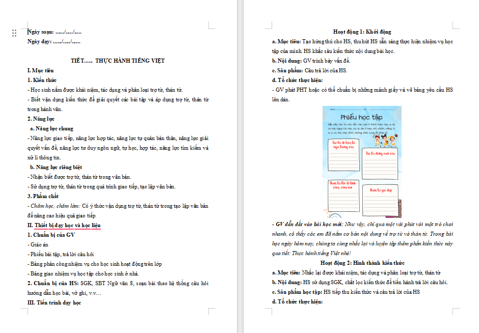 PowerPoint Ngữ văn 8 Bài 1 Thực hành tiếng Việt