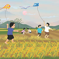 Giáo án PowerPoint Tiếng Việt 3 Bài 3: Nhớ - viết Thả diều