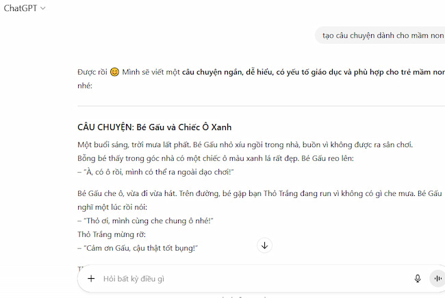 Bộ sách lật truyện tranh AI cho mầm non