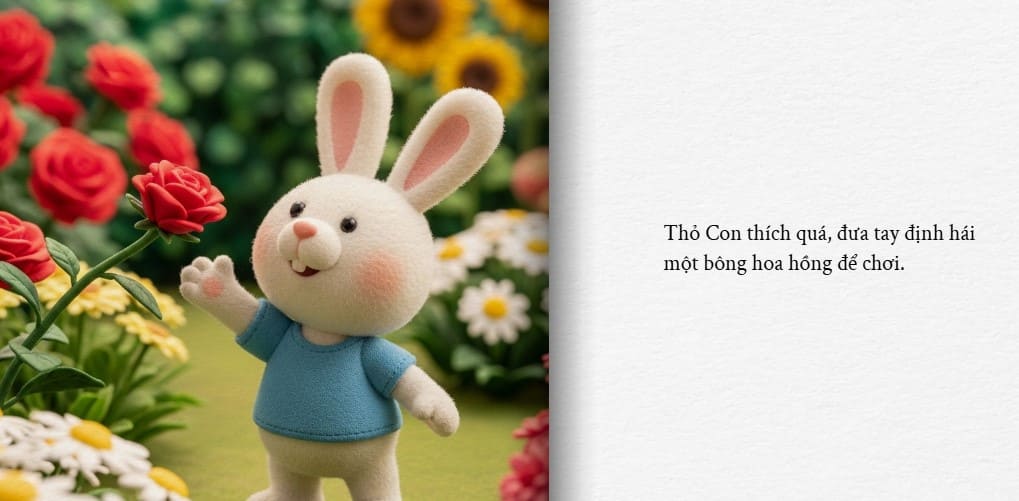 Bộ sách lật truyện tranh AI cho mầm non