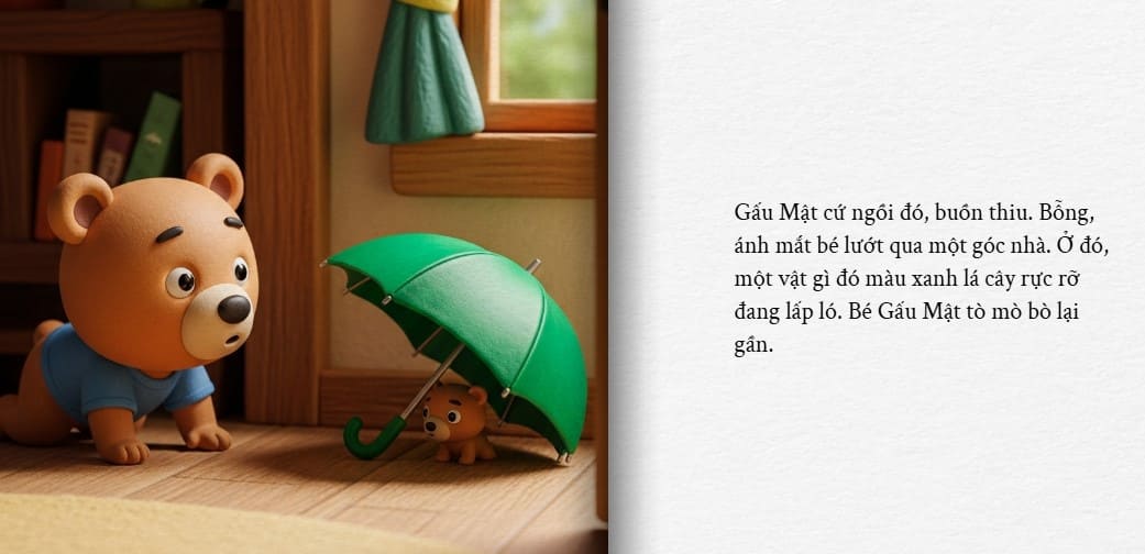 Bộ sách lật truyện tranh AI cho mầm non