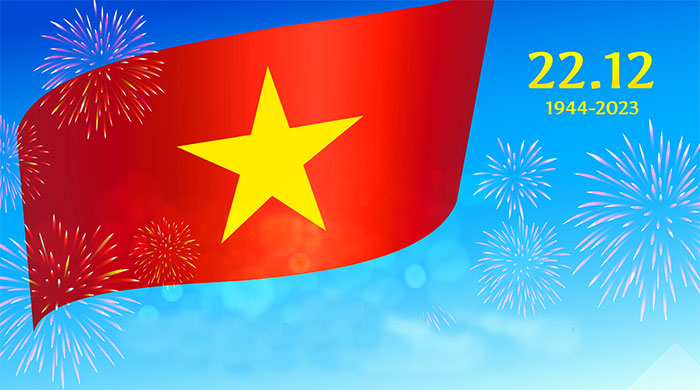 Chào mừng ngày thành lập Quân đội nhân dân Việt Nam