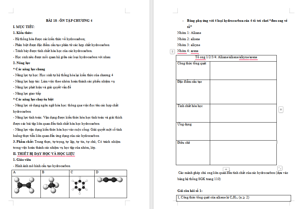 PowerPoint Hóa học 11 Bài 18: Ôn tập chương 4
