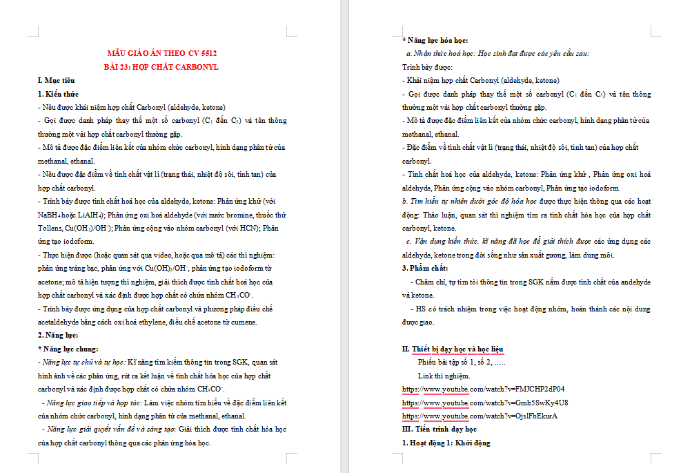  PowerPoint Hóa học 11 Bài 23: Hợp chất carbonyl 