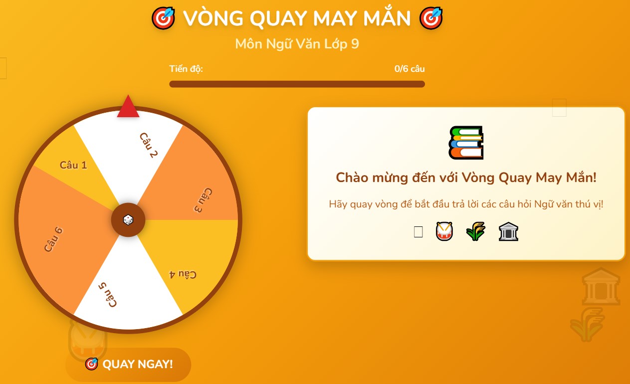 Trò chơi tương tác Ngữ văn 9 Ôn tập Bài 8