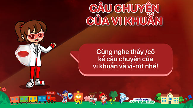 PowerPoint Rửa tay đánh bay vi khuẩn