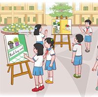 Giáo án Sinh hoạt dưới cờ lớp 4 tuần 4 chủ đề: Trường em Xanh, Sạch, Đẹp