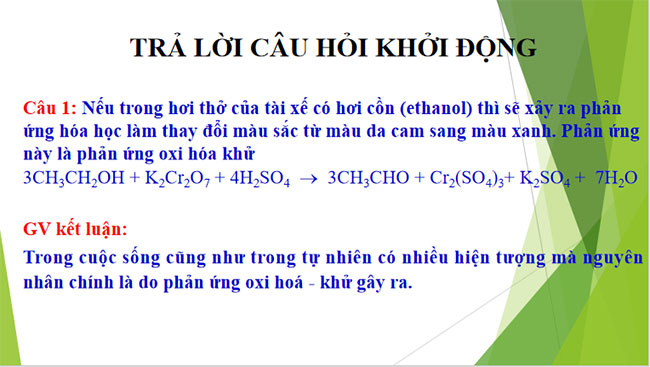 Bài giảng điện tử môn Hóa học 10 Chân trời sáng tạo