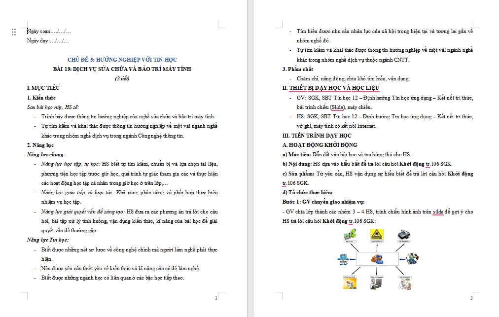 Dịch vụ sửa chữa và bảo trì máy tính