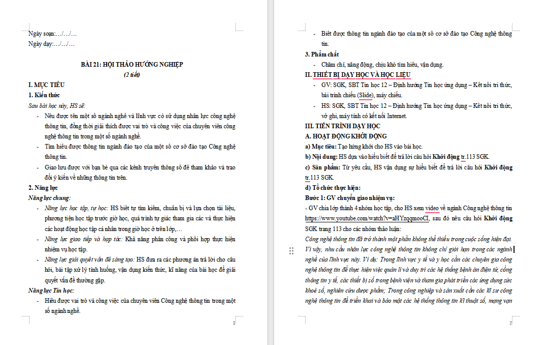 Hội thảo hướng nghiệp