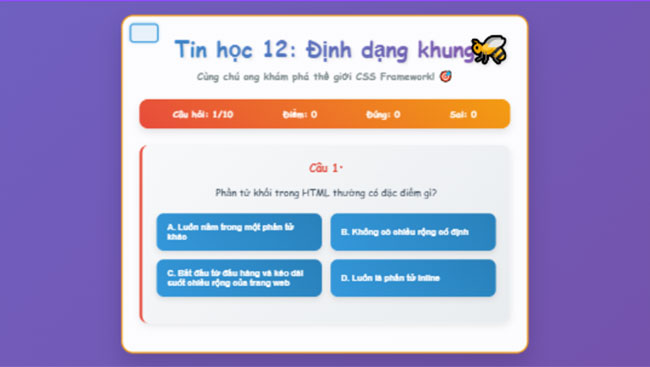  Định dạng khung