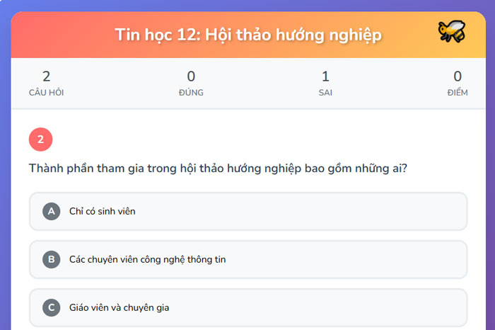  Hội thảo hướng nghiệp