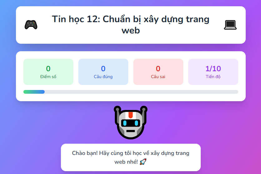 Chuẩn bị xây dựng trang web