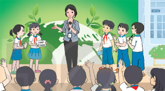 Phóng viên môi trường nhí